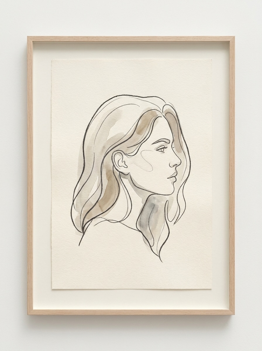 Museum Print Outline