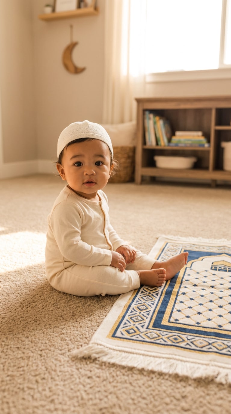 Prayer Mat Baby AI Prompt