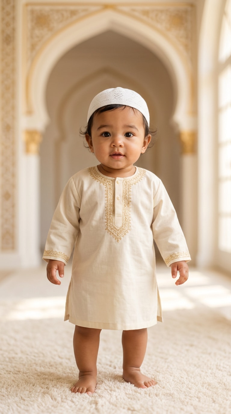 Mosque Inspired Baby Portrait Prompt