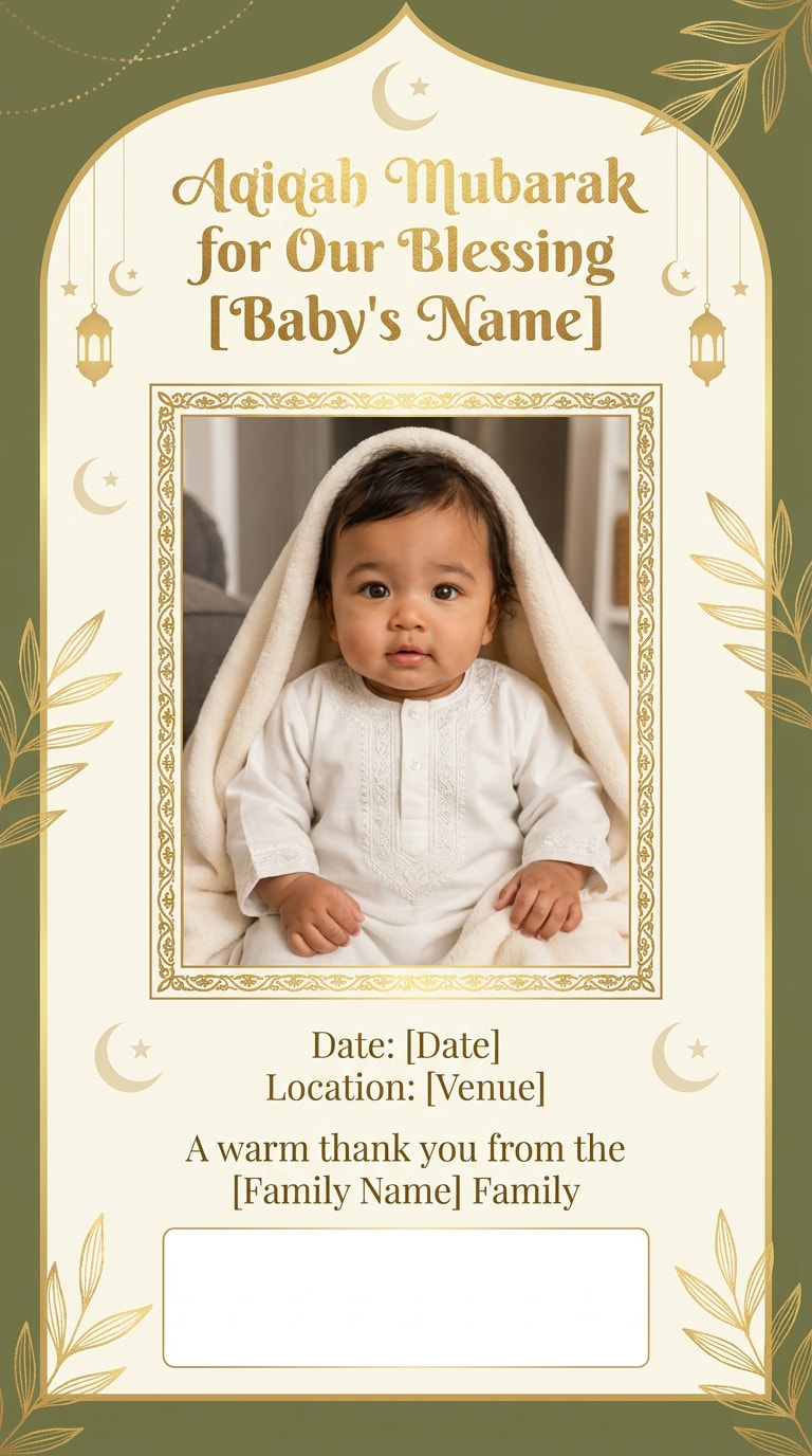 Aqiqah Family Keepsake Prompt
