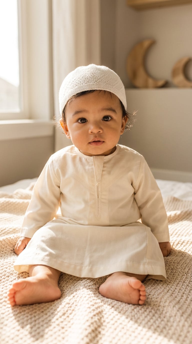 Aqiqah Birth Announcement AI