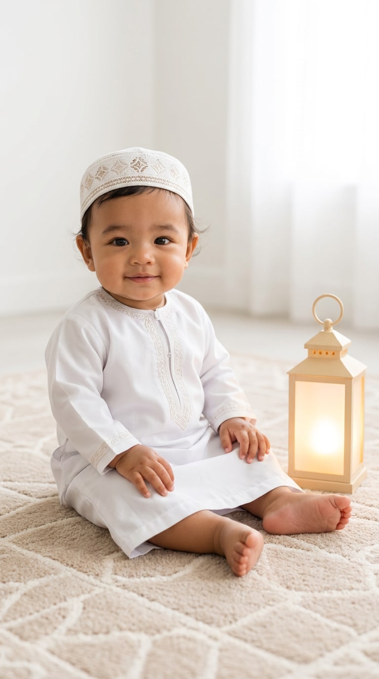 Muslim Baby Boy Kufi Prompt