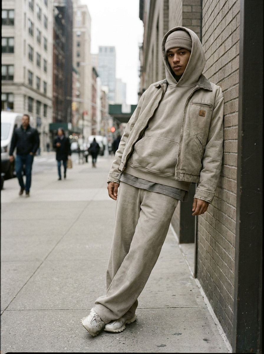 Muted Streetwear Look