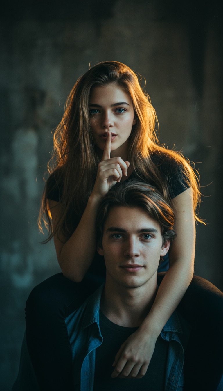 Mysterious Portrait Photo