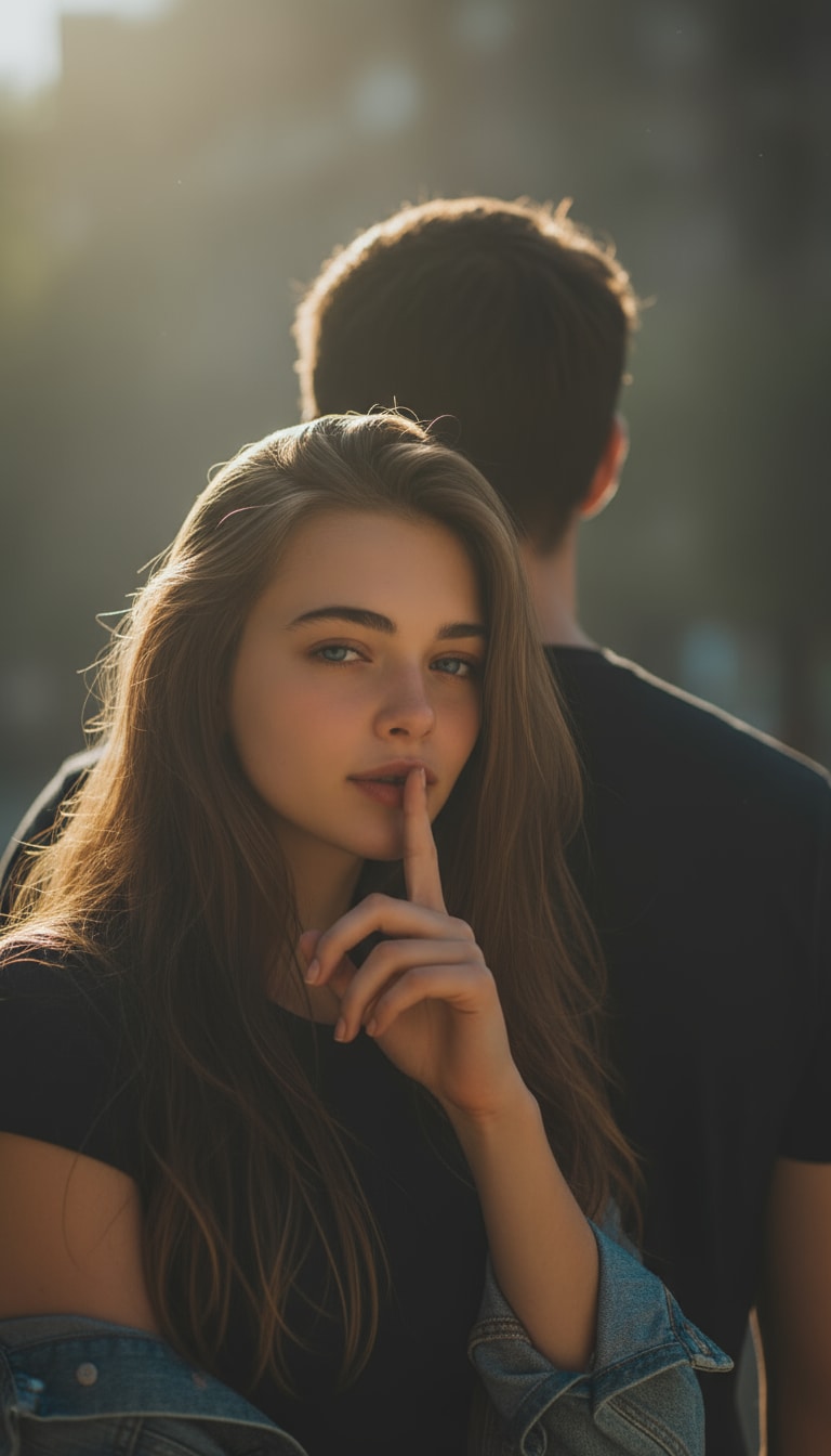 Mysterious Portrait Photo