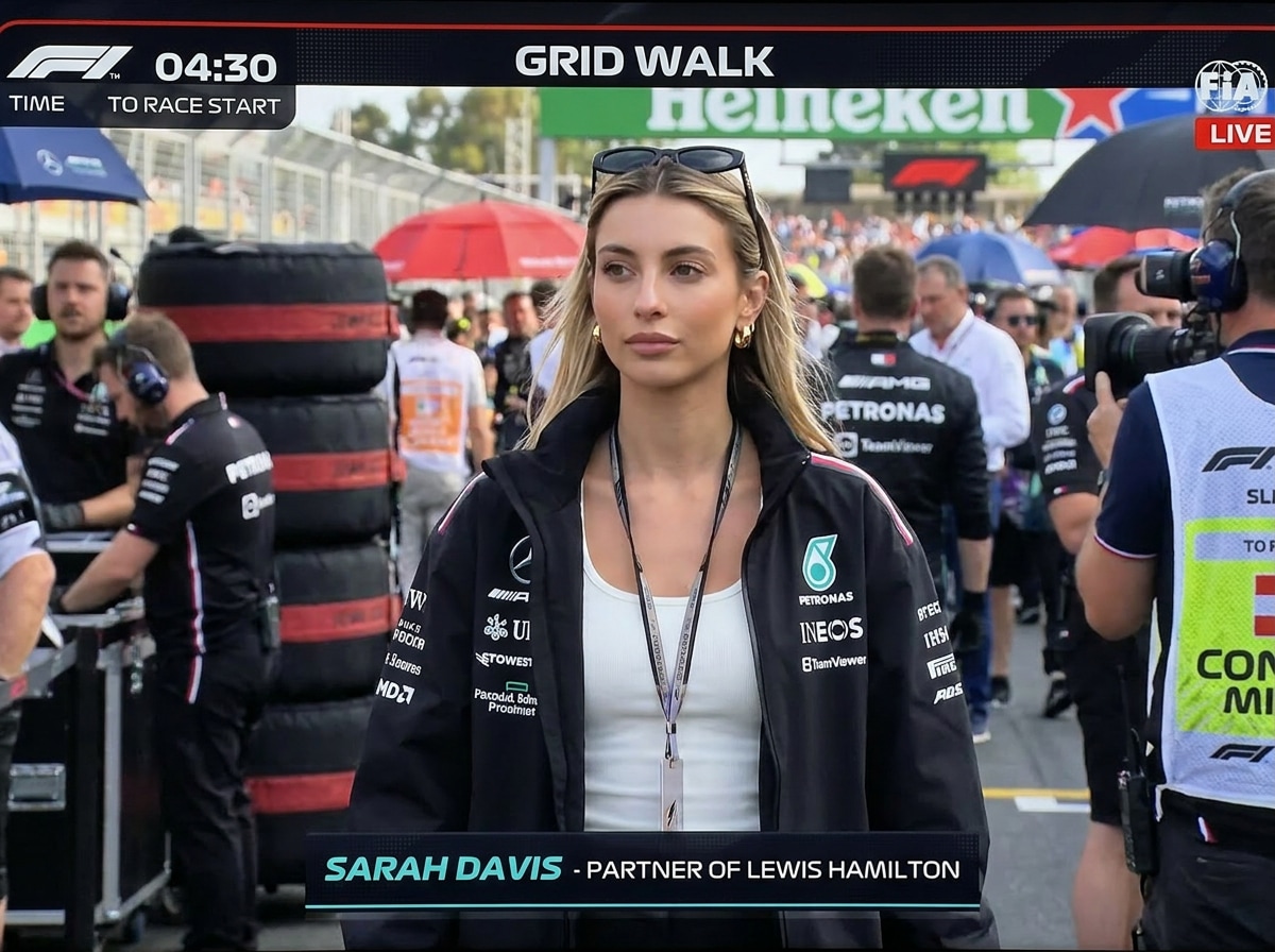 grid walk broadcast appearance F1