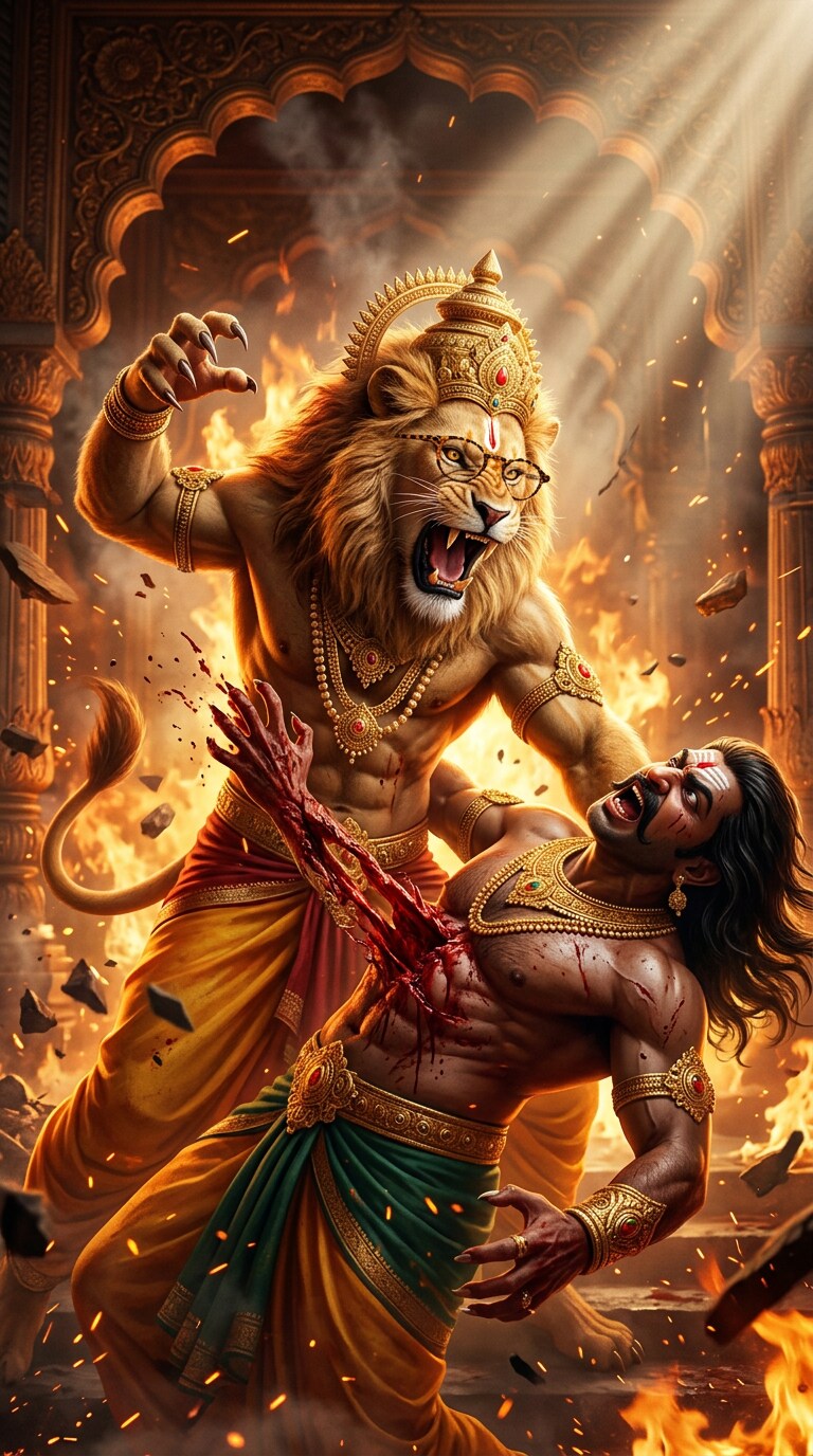 Divine Battle Scene