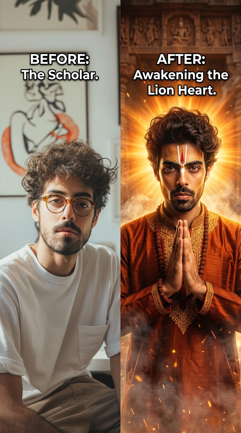 Instagram Reels Style Narasimha AI Portrait
