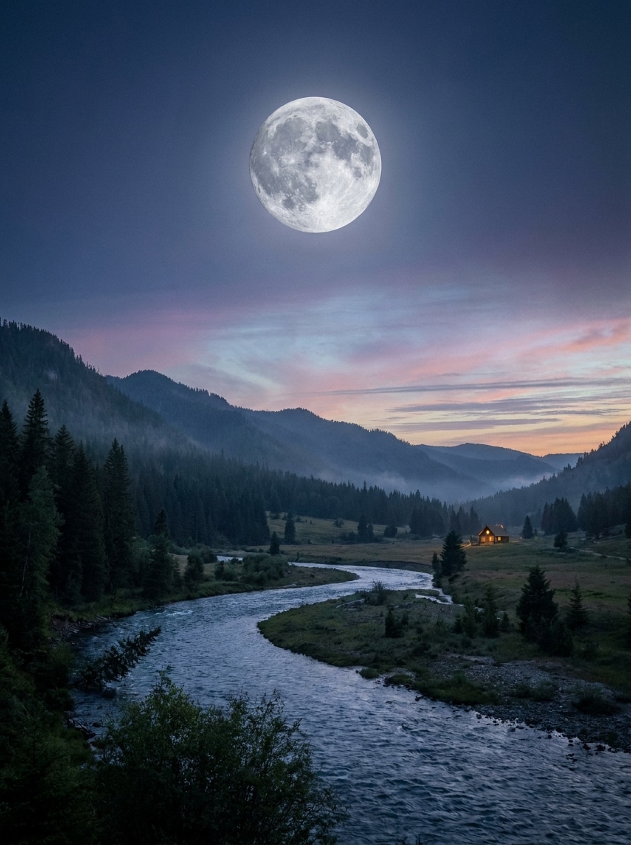 Natural Full Moon Composite