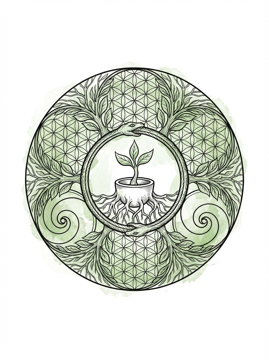 Nature Alchemy Birth Symbol