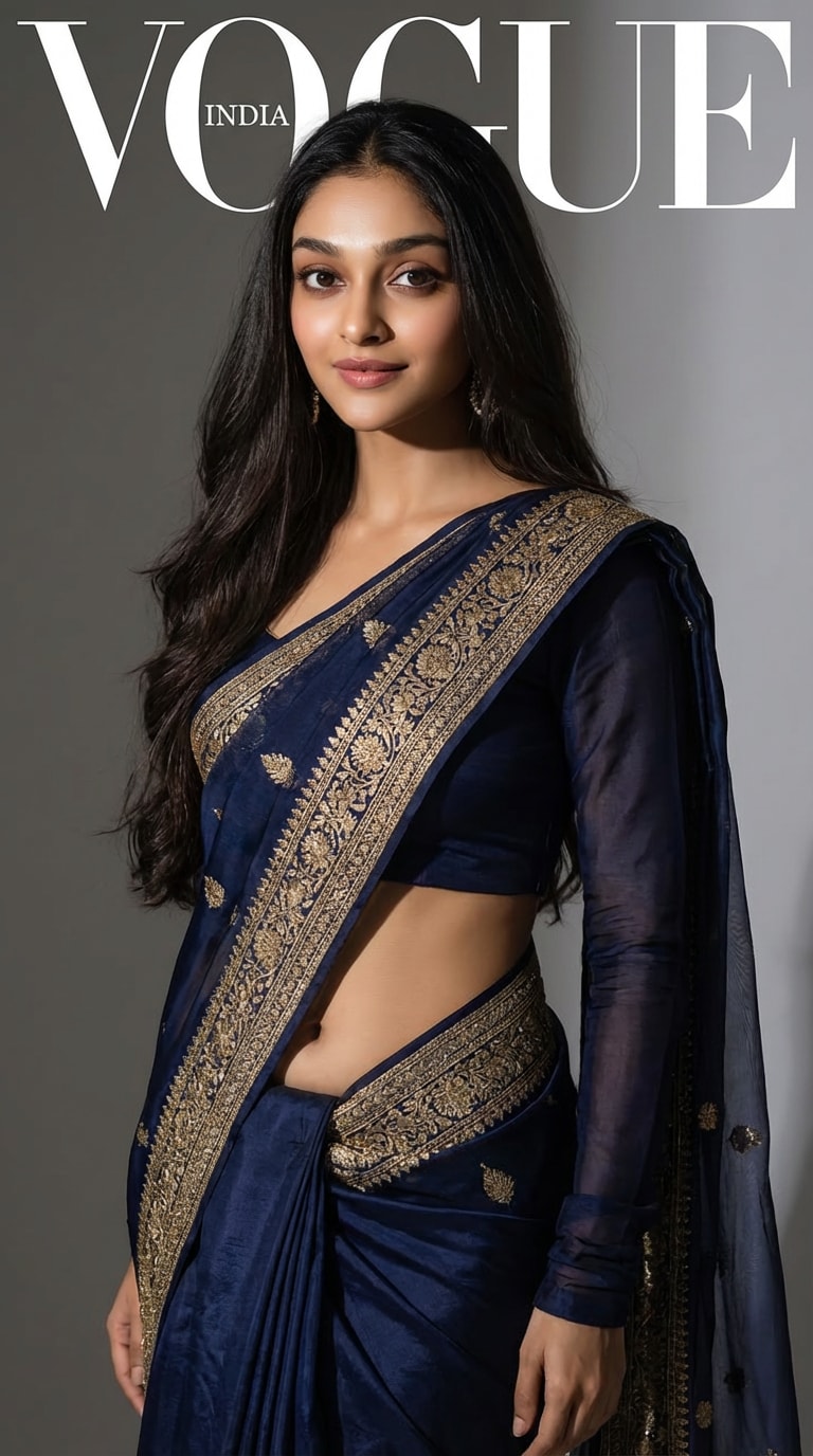 High Fashion Saree Editorial