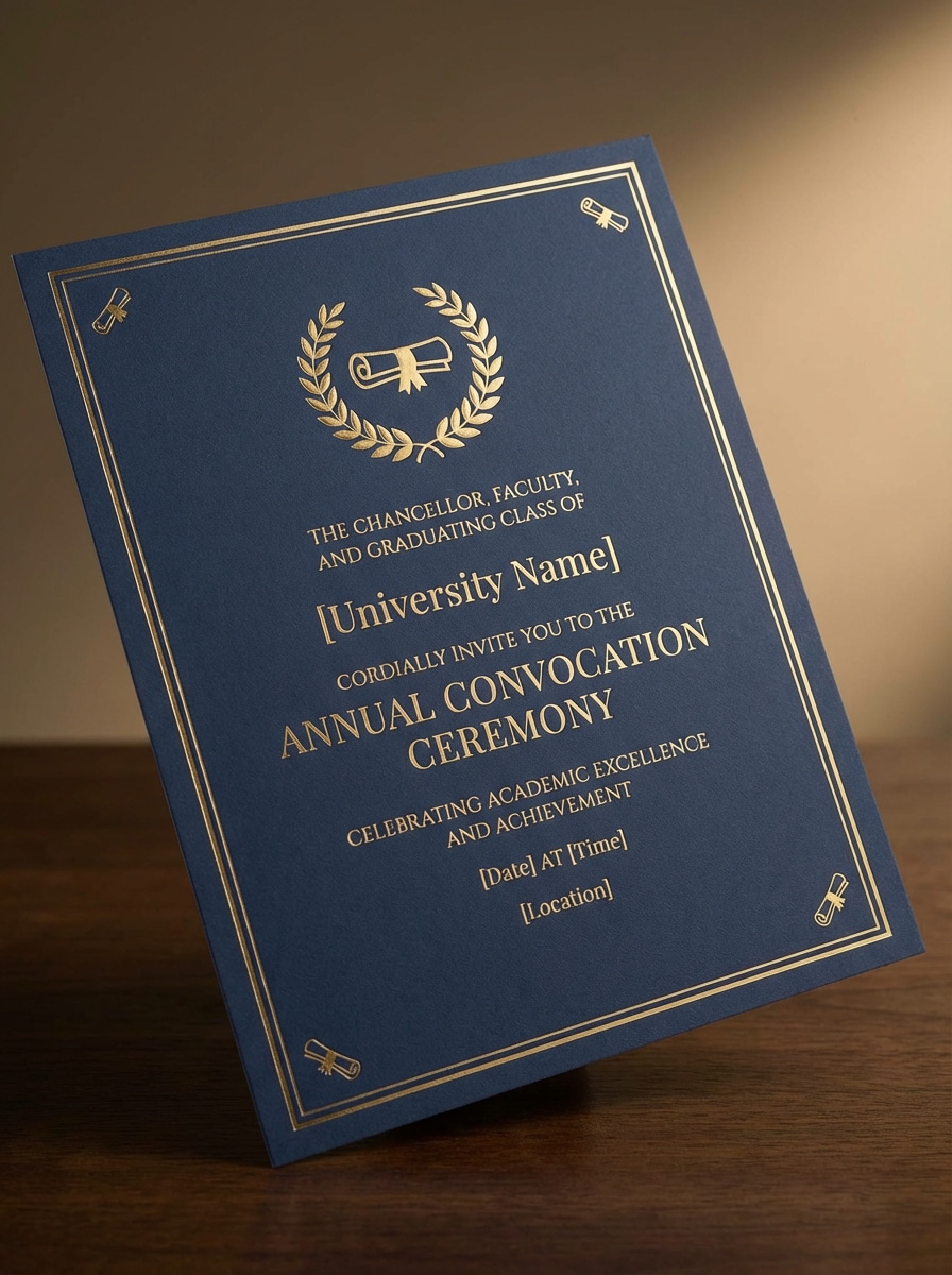 Navy Gold University Ceremony