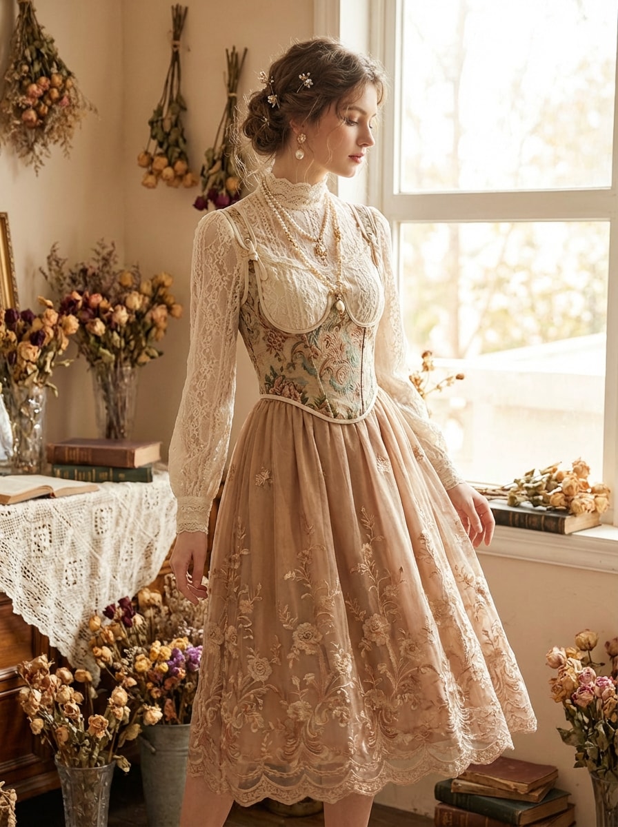 Neo-Victorian Romantic Model