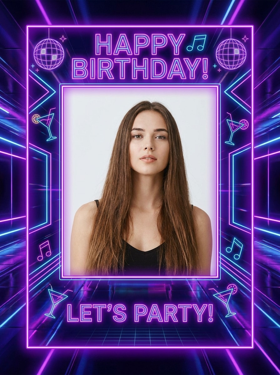 Neon Birthday Night Party