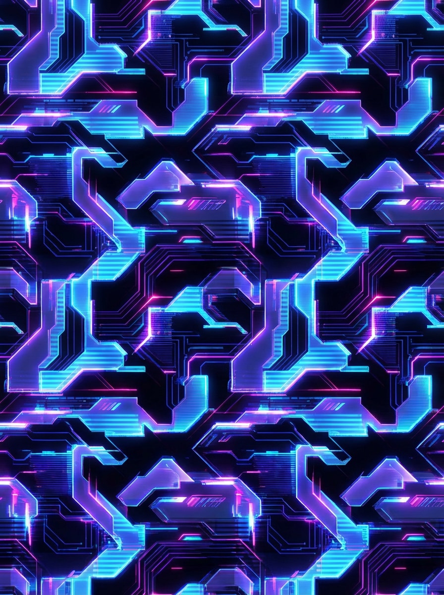Neon Cyber Camo