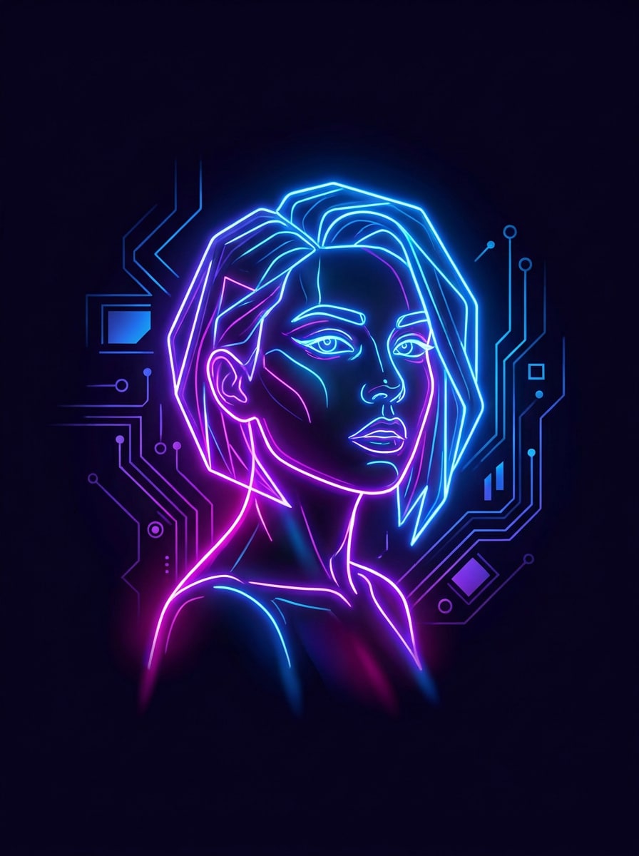 Neon Edge Contour