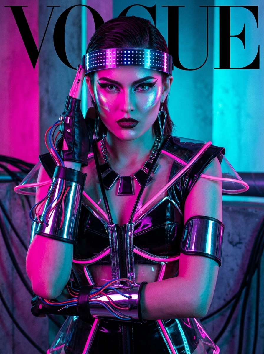 Neon Fashion Editorial