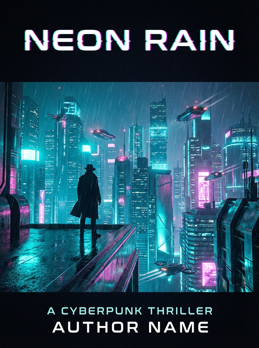 Neon Sci-Fi Thriller