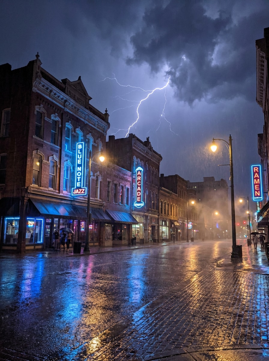 Neon Thunder Mood