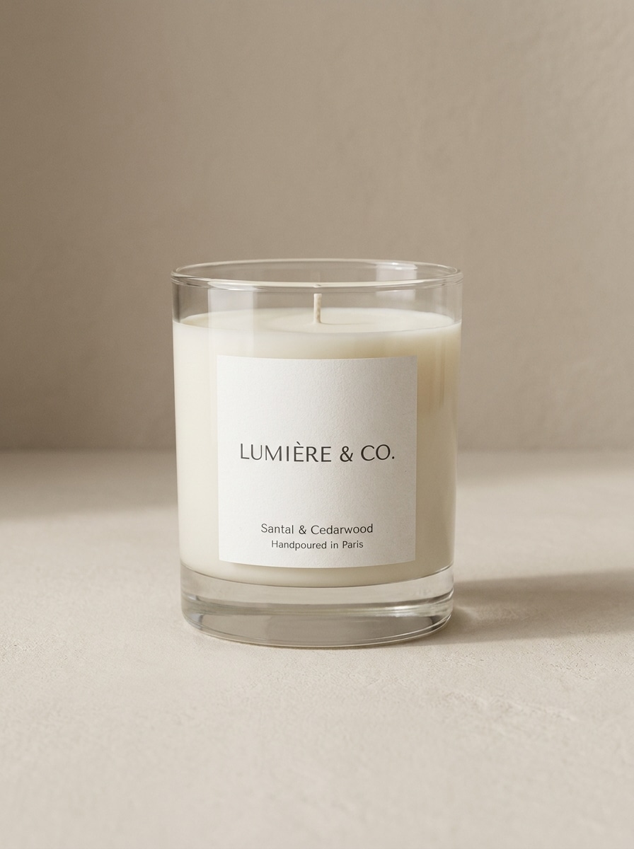Neutral Glass Jar Product Shot