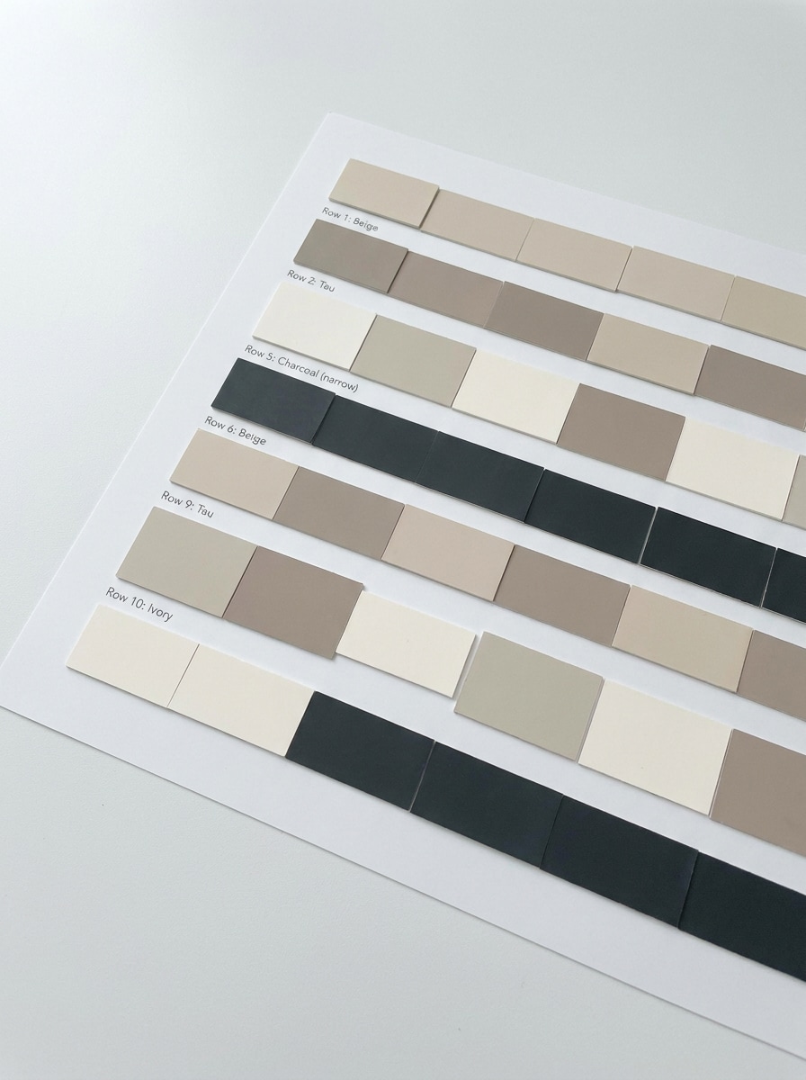 Neutral Modern Stripe Mockup