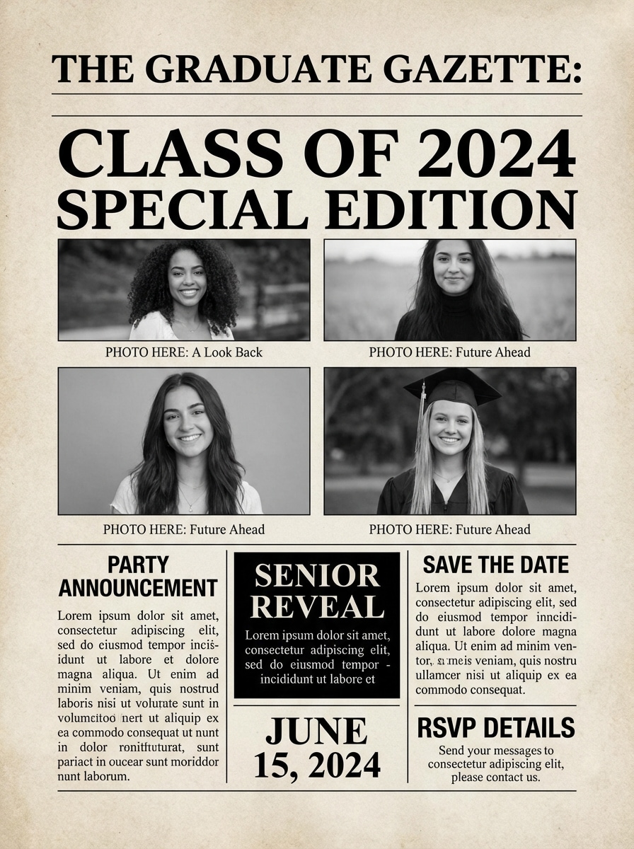 Newspaper Announcement