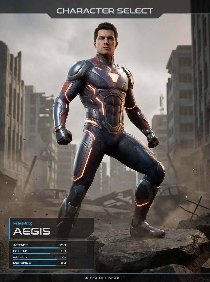 Next-Gen Game Character