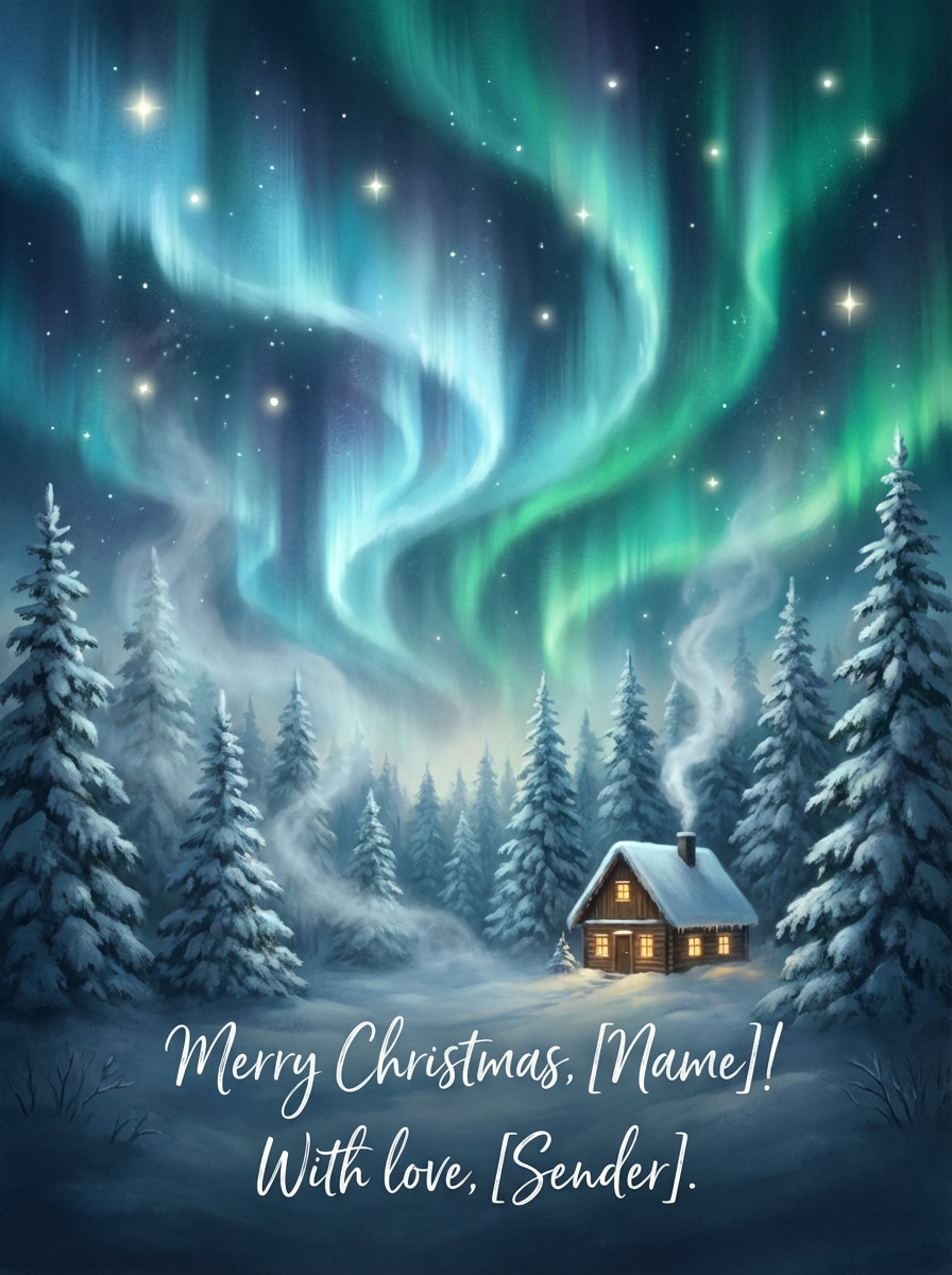 Magical Northern Lights Christmas