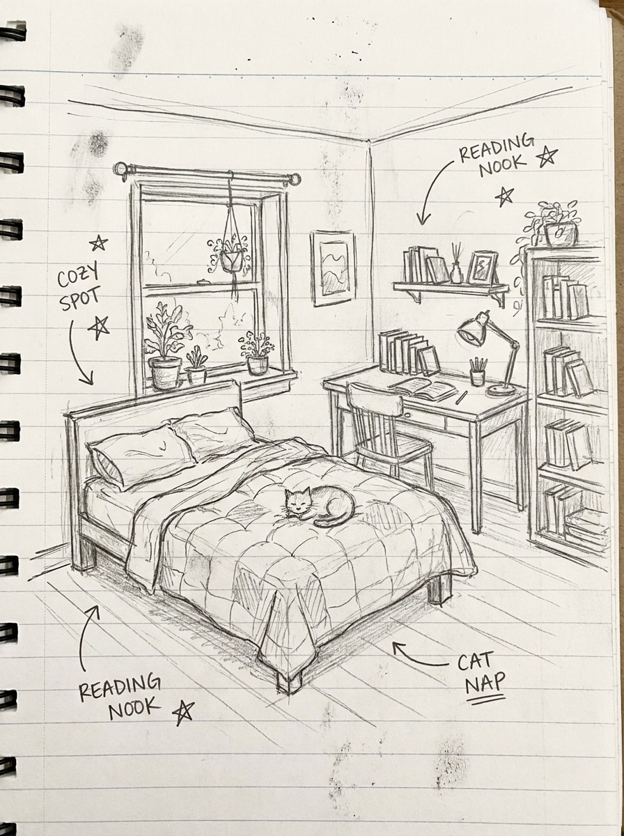 Notebook Doodle Sketch