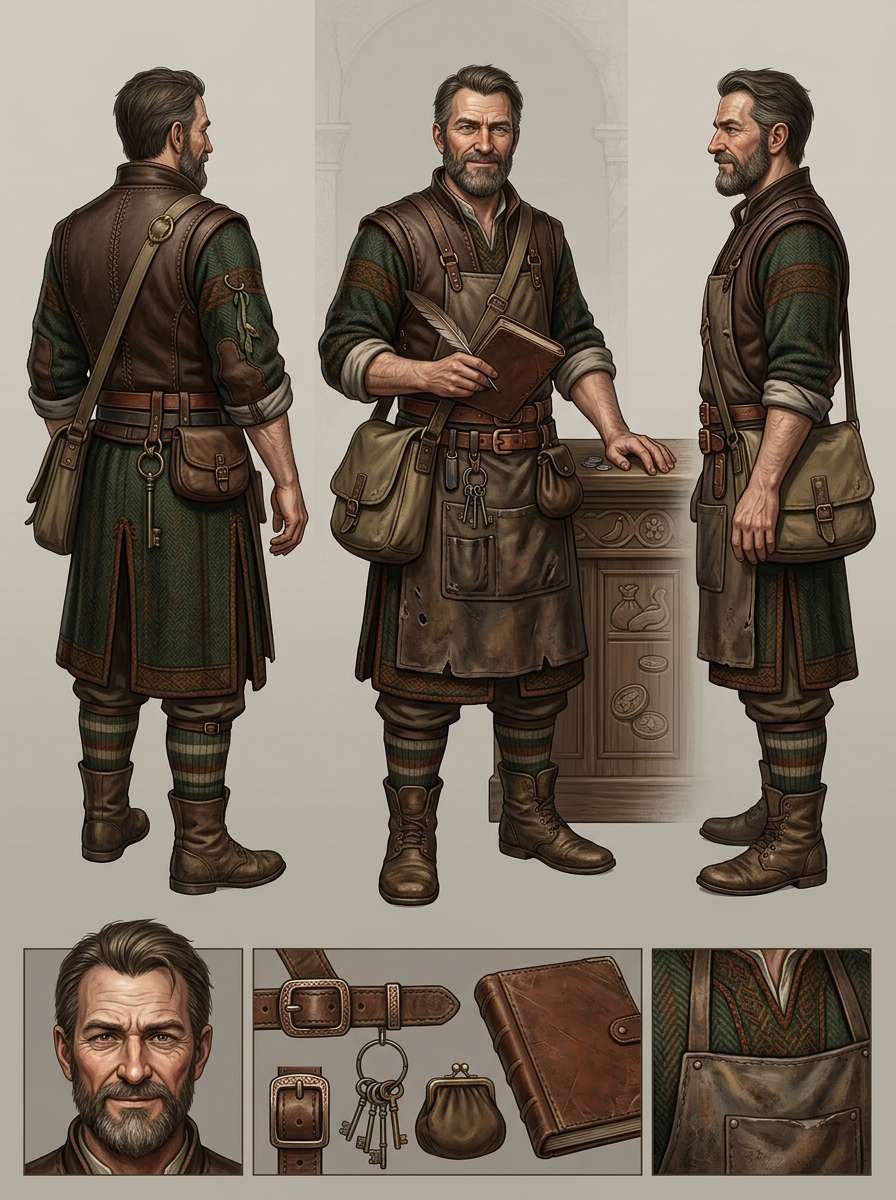Shopkeeper NPC character demo