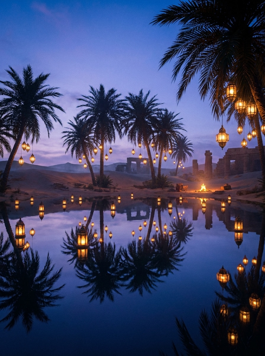 Oasis Blue Hour