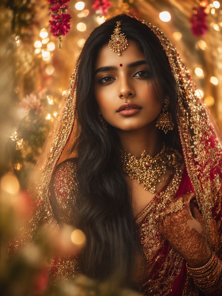 Dreamy bridal aesthetic prompt