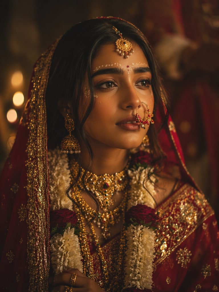 Bollywood inspired bridal prompt