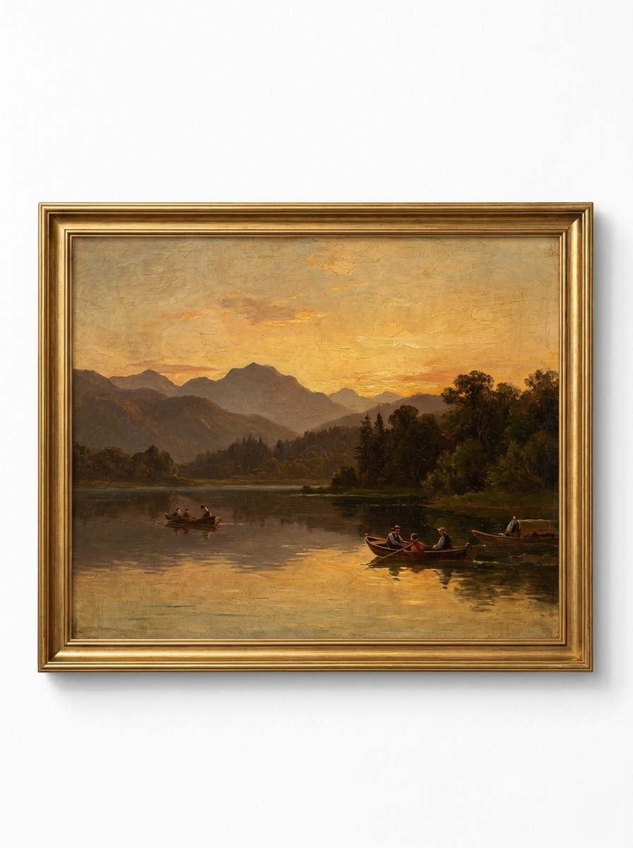 Oil Painting Lake