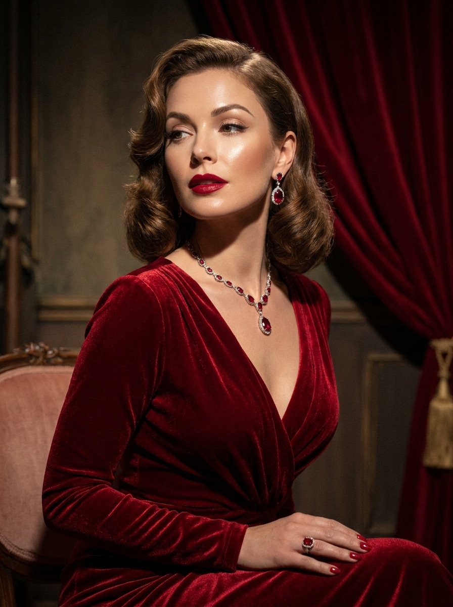 Old Hollywood Red Velvet