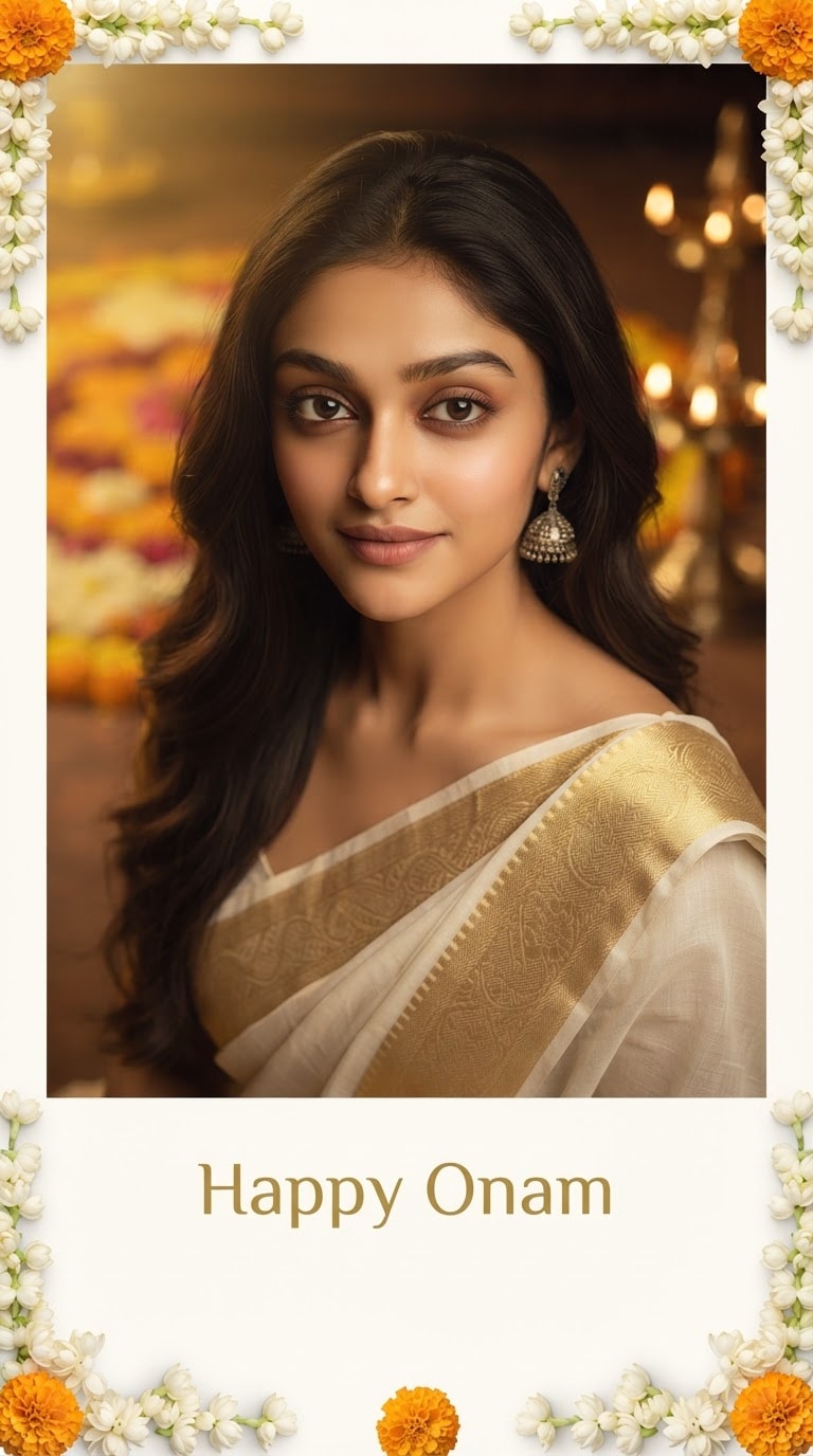 Happy Onam WhatsApp DP AI Prompt