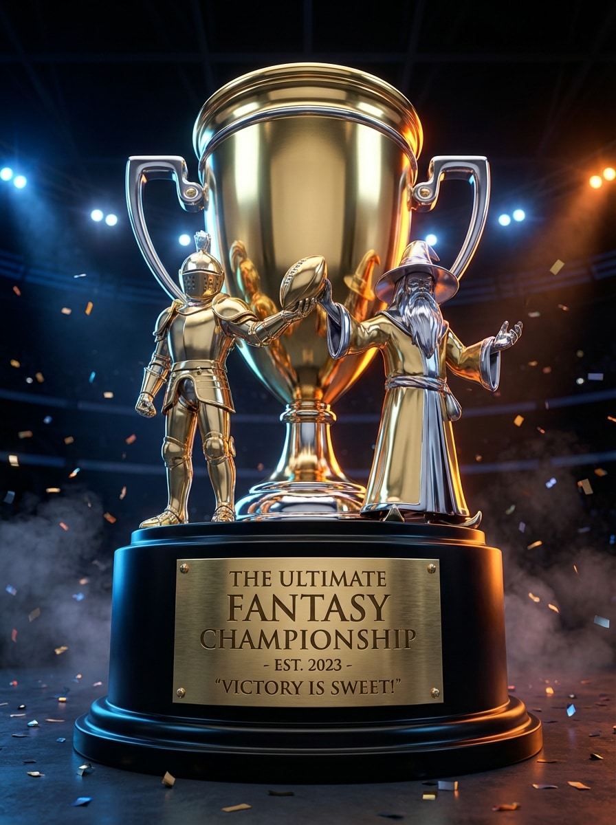 Oversized Fantasy League Trophy