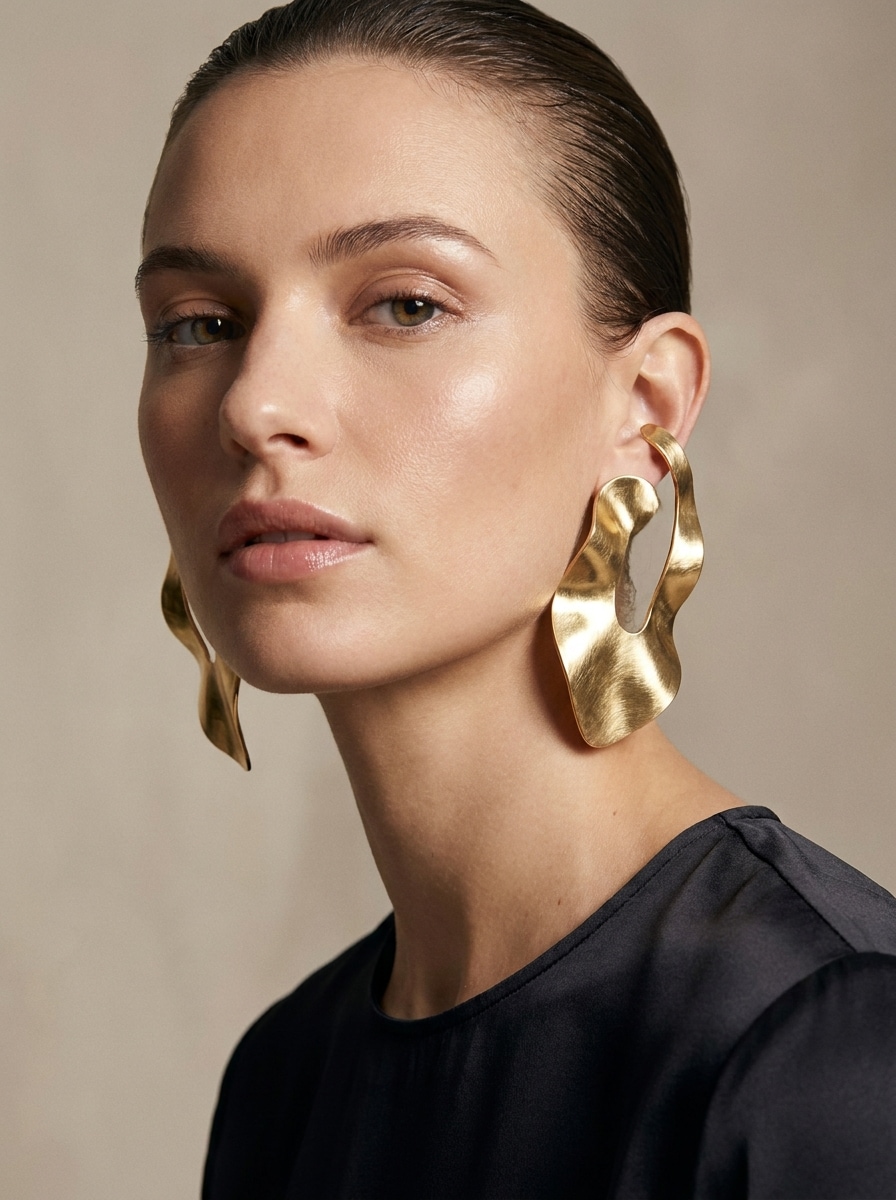 Oversized Sculptural Earrings