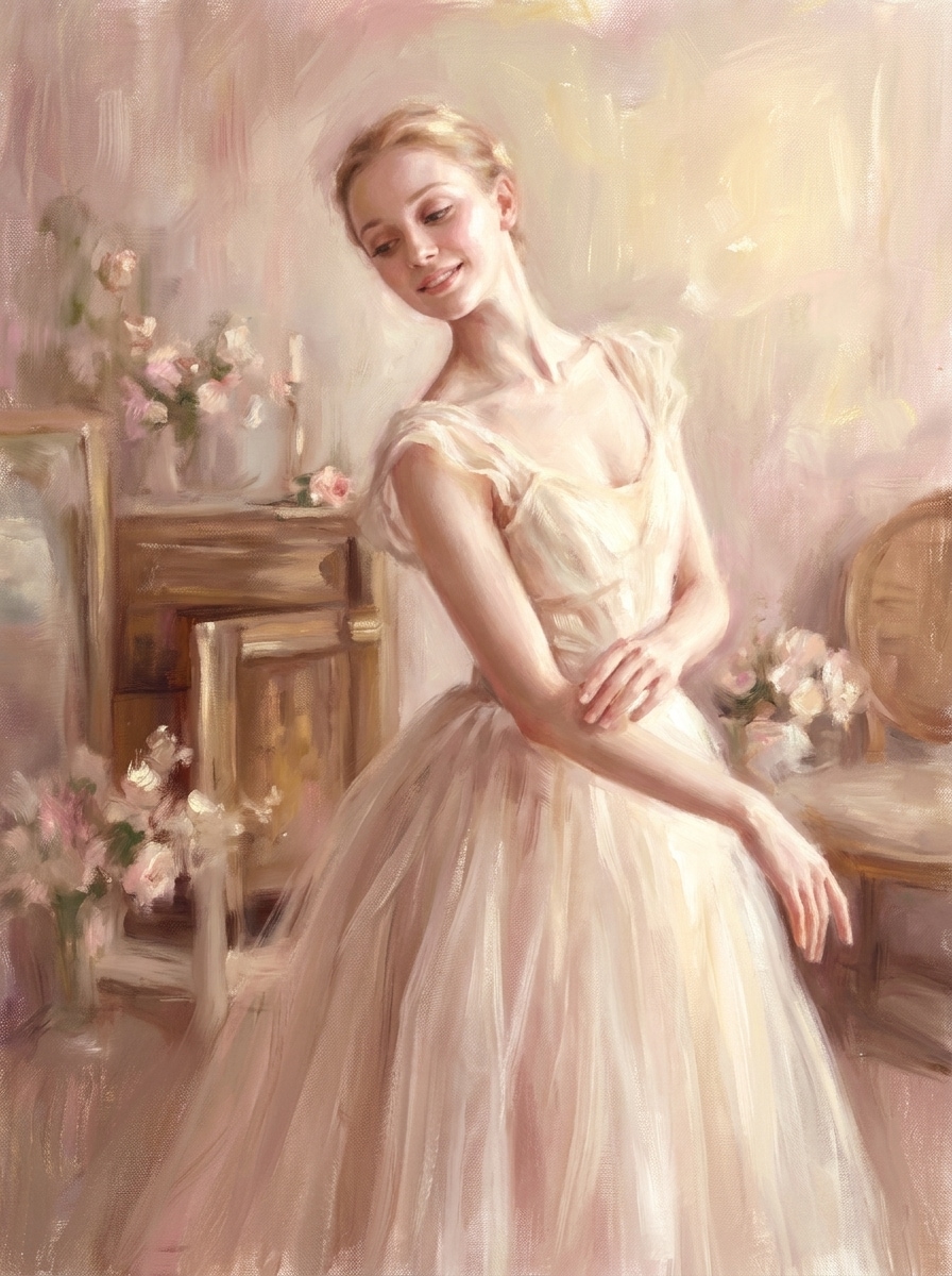 Painterly Ballet Portrait
