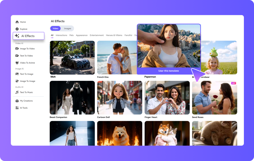 Step 1: Choose the AI Paperman Effect