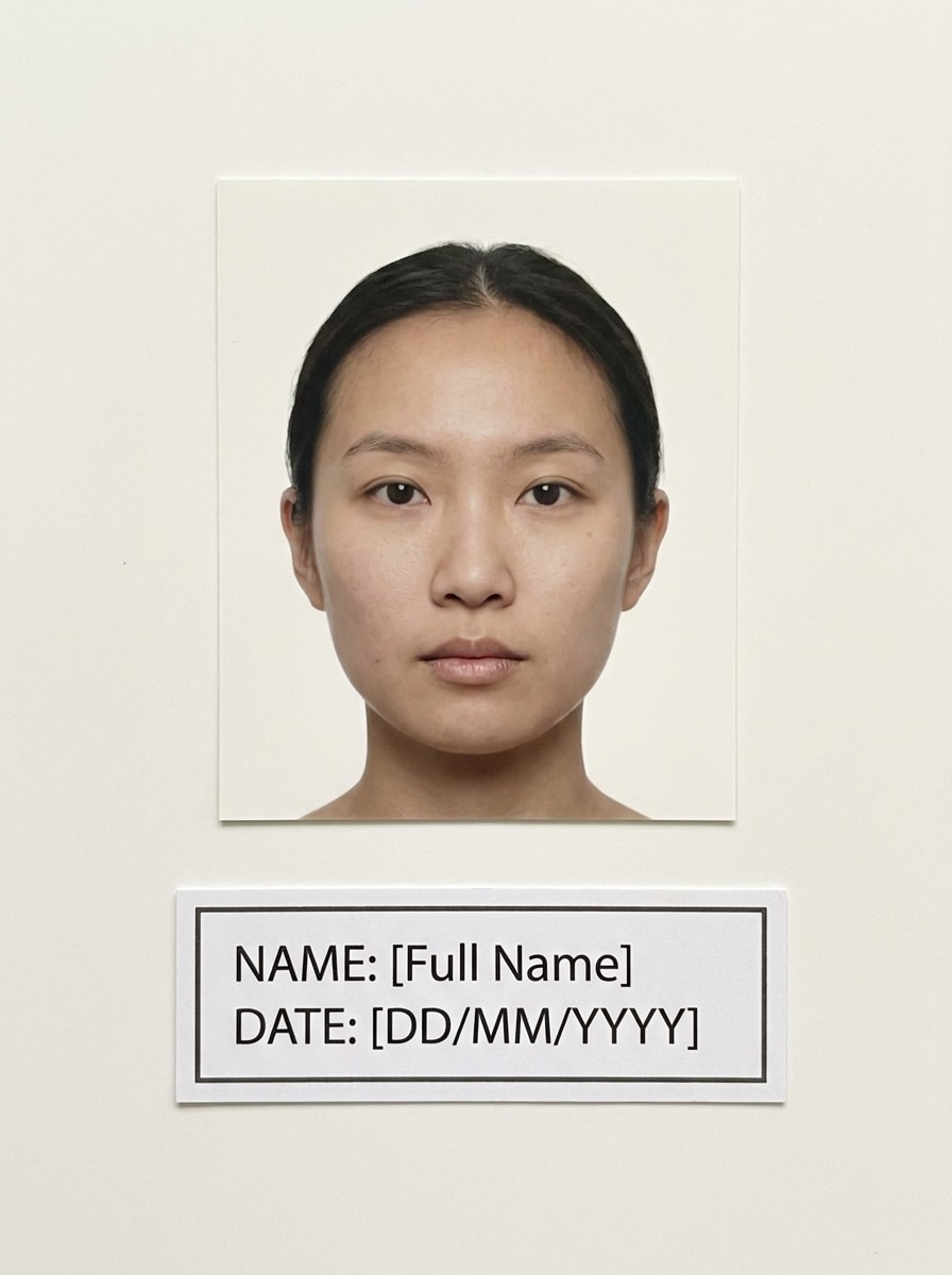 Passport Size With Name and Date