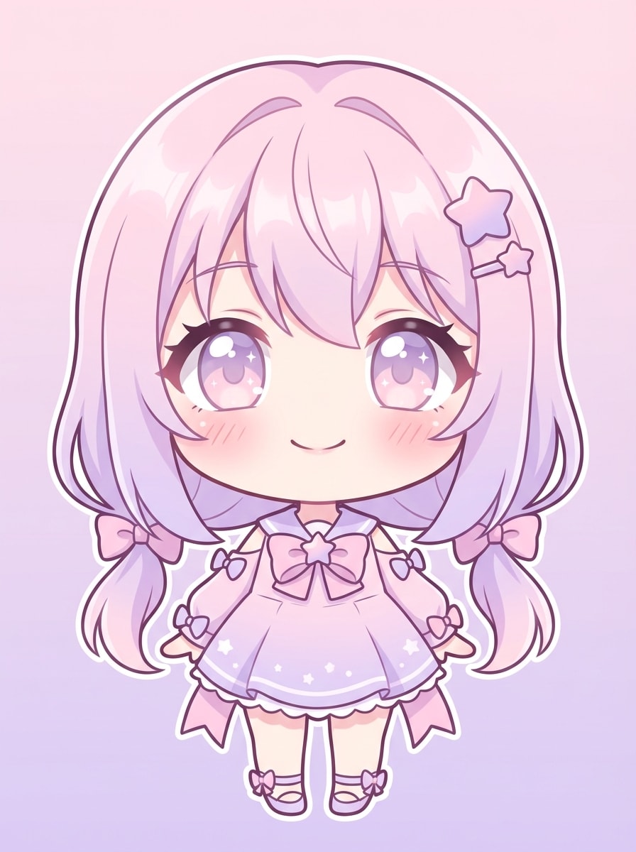 Pastel Anime Chibi