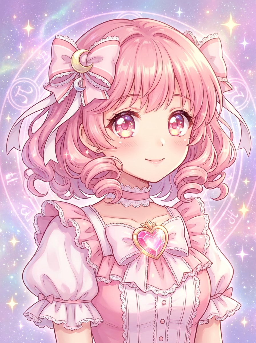 Pastel Magical Girl Portrait