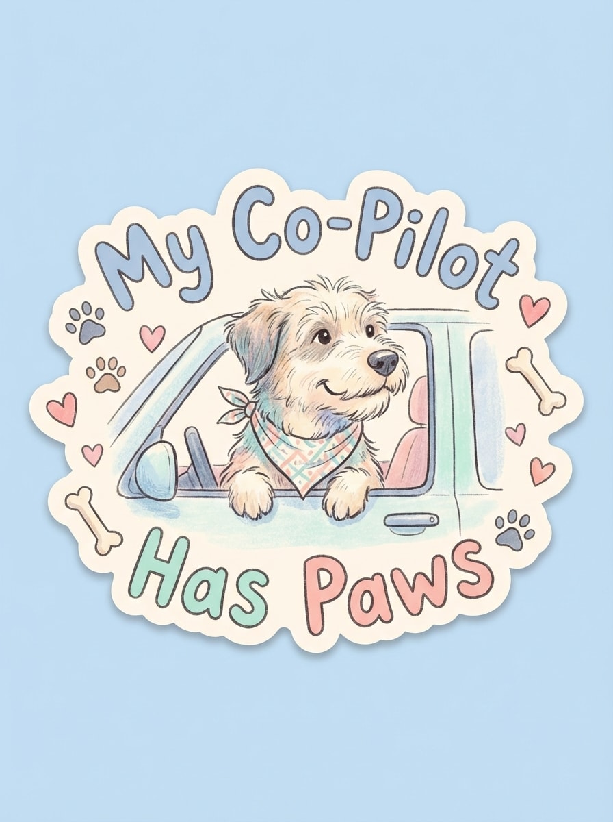 Pastel Pet Owner Sticker