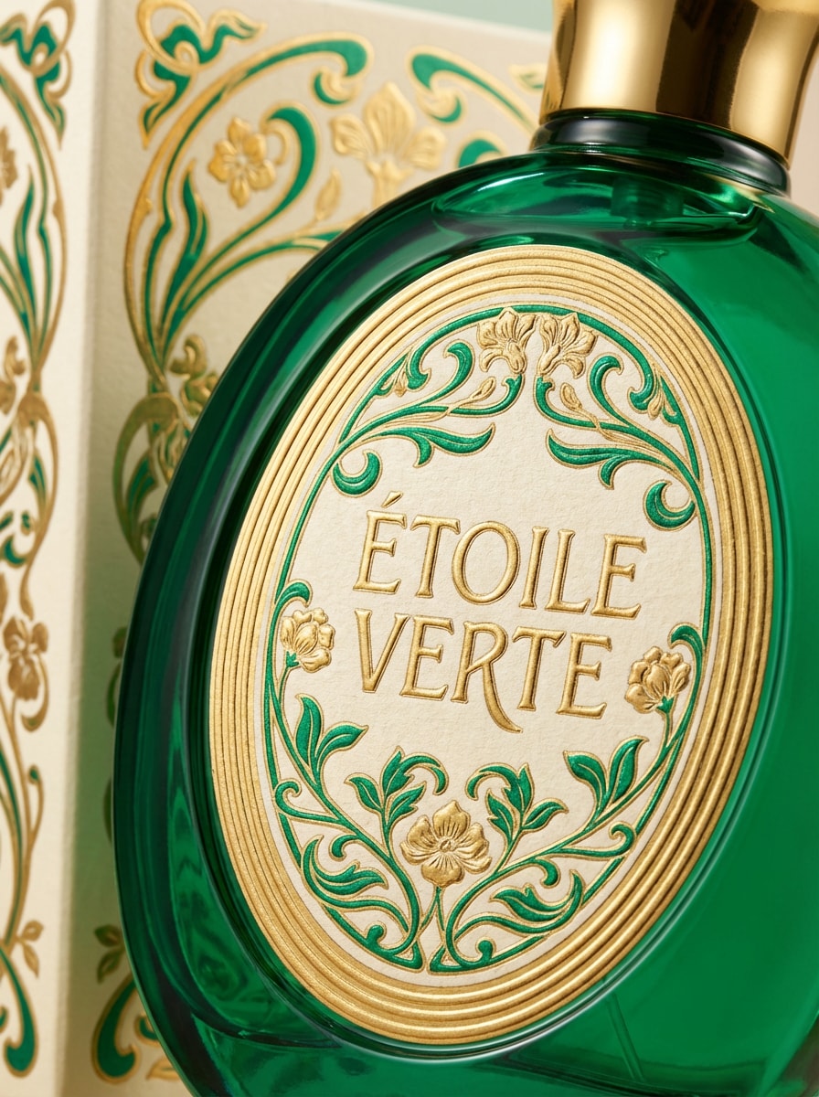 Perfume Label Nouveau
