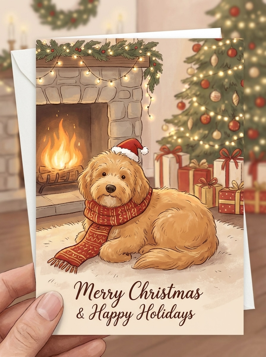 Pet Christmas Portrait