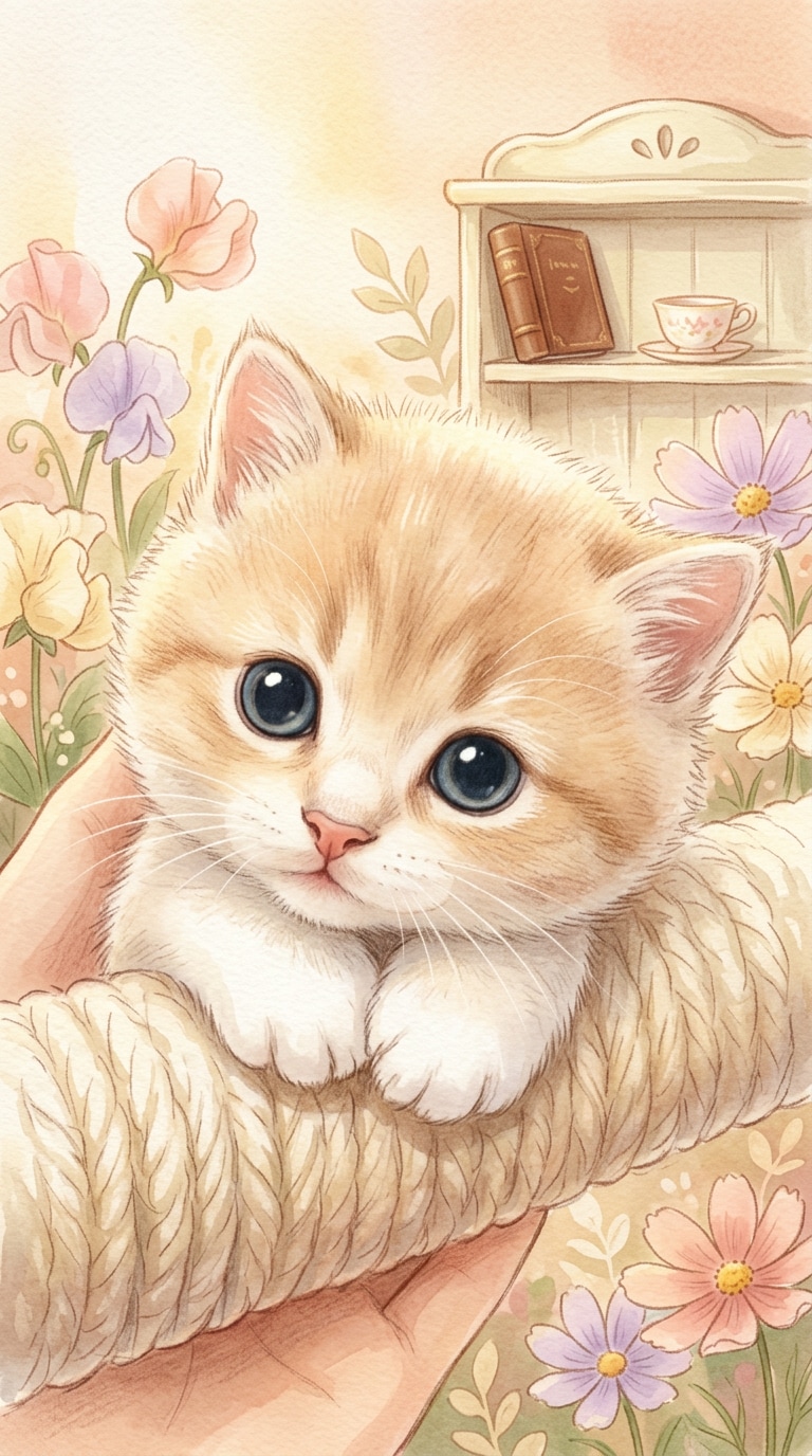 ふんわり絵本風ペット