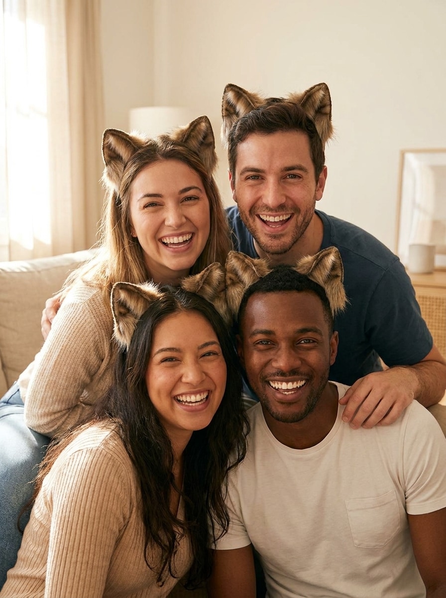 Pet-and-Owner Matching Cat Look