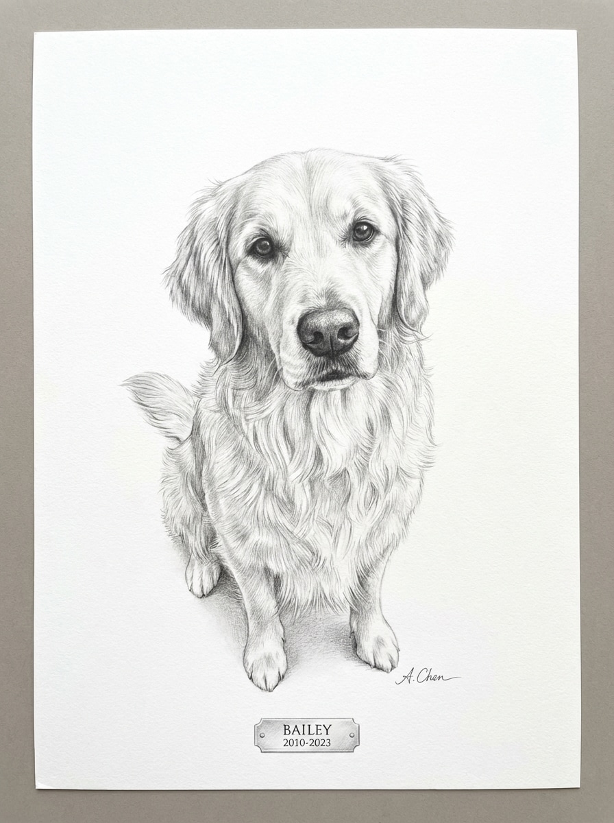 Pet Pencil Portrait
