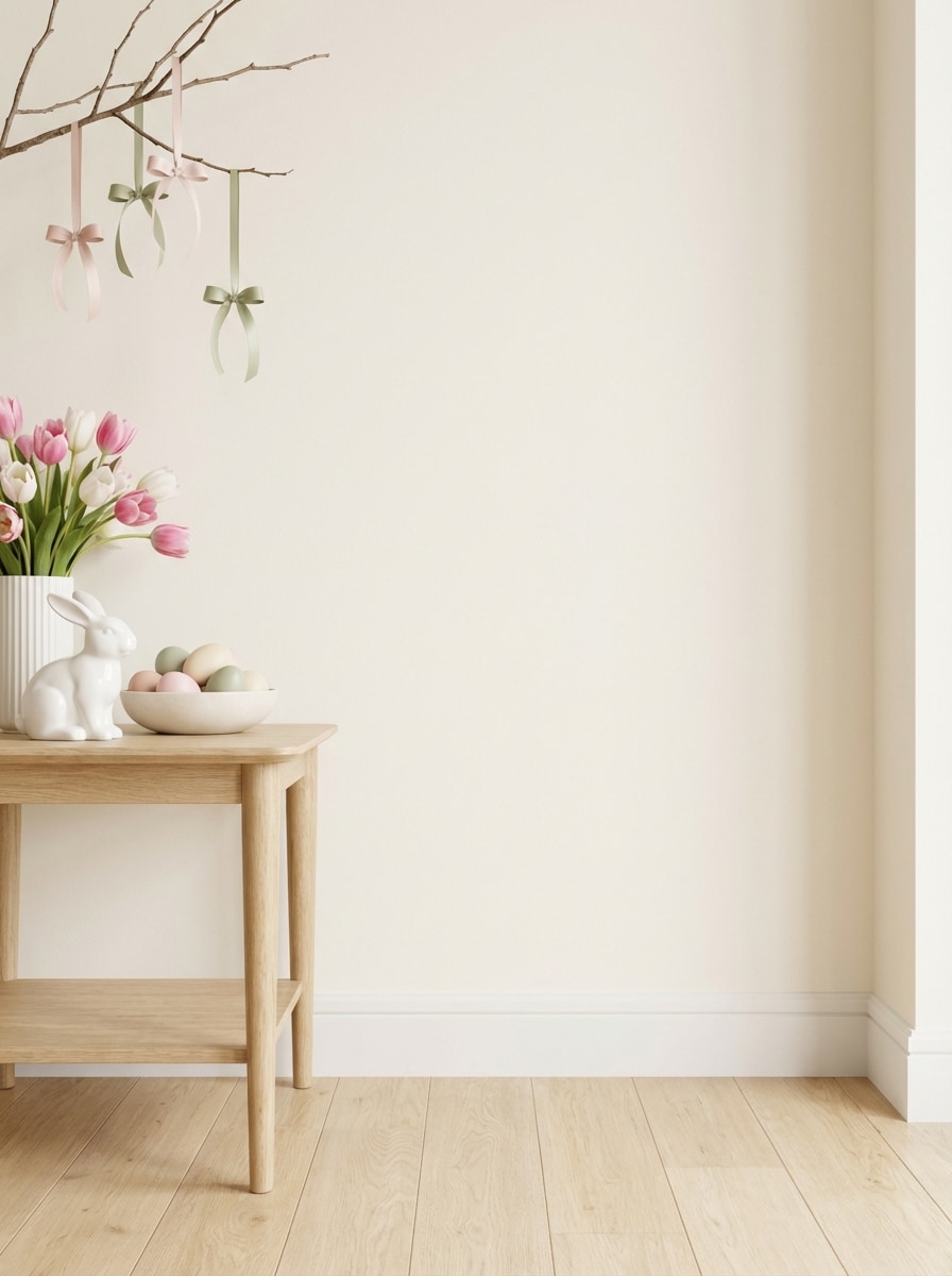 Clean Easter background for photo editing